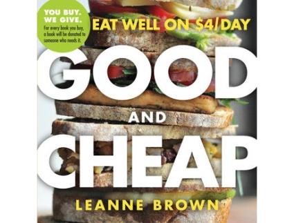 Livro good and cheap de leanne brown (inglês)