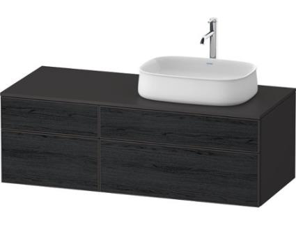 Unidade de Vaidade Da Consola DURAVIT Zencha 1300X550Mm 2 Extensões 2 Gavetas 1 Direito Recortado Ze48270