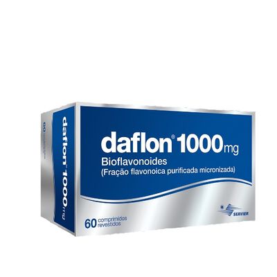 Daflon Comprimidos 1000mg 60 unidades 60 comprimidos