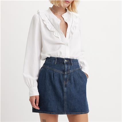 Levi's Saia em ganga, cintura subida