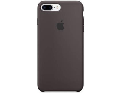 Capa iPhone 7 Plus  Silicone Cinza