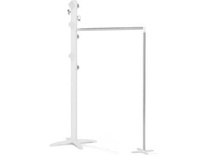 Suporte para roupa  Espansiva Branco - Prateado