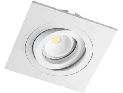 Candeeiro de Teto Embutida  Helium (Branco - GU10 - 50 W - Alumínio)