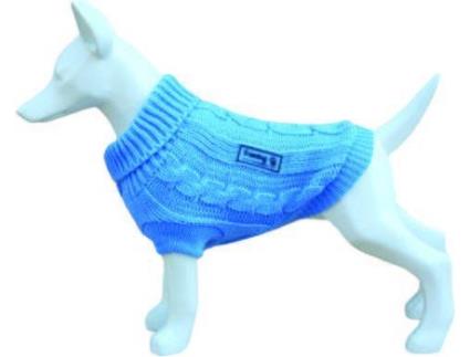 Roupa para cães  Jersey Nature 15 cm Azul