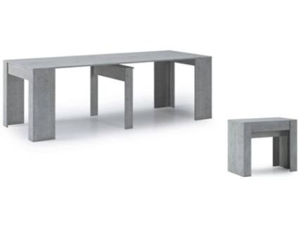 Mesa Consola  (Cinzento - Aglomerado - 90x50x78 cm)