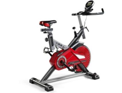 Bicicleta de Spinning  Absolut (115 X 49 X 115 cm - Cinzento, Vermelho)