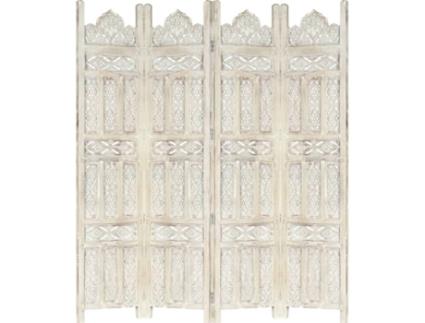 Biombo  285319 Branco (Madeira - 160 x 165 cm)