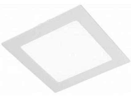 Candeeiro de Teto Embutida  Extraplano Cuadrado (Branco - LED - 20 W - Alumínio - 225x225x22 mm)