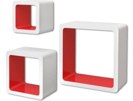 Conjunto de Prateleiras  242170 Branco (MDF - 23 x 10 x 23 cm)