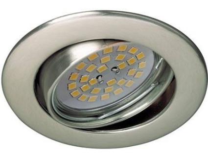 Candeeiro de Teto Embutida  Basic (Cinzento - GU10 - 50 W - Alumínio - 85x15 mm)