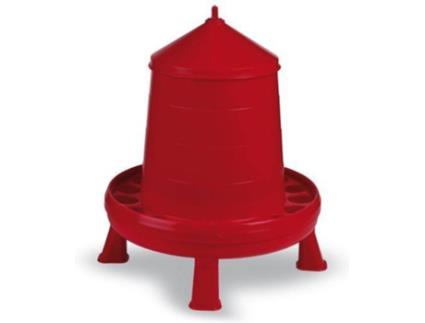 Comedouro para Aves  126559 (Vermelho - 8 Kg - 37 x 45 x 13.5 cm - Plástico)