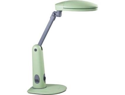 Candeeiro de Secretária  Flor (Verde - PL - 9 W - Plástico)