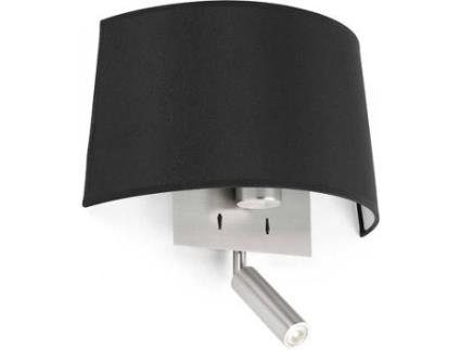 Aplique  Volta (Preto - LED - 20 W - Metal)