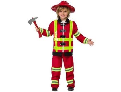 Fato de Menino  Bombeiro (Tam: 3 a 4 anos)