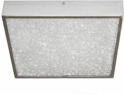 Plafon  Diamante (Prateado - LED - 18 W - Alumínio)