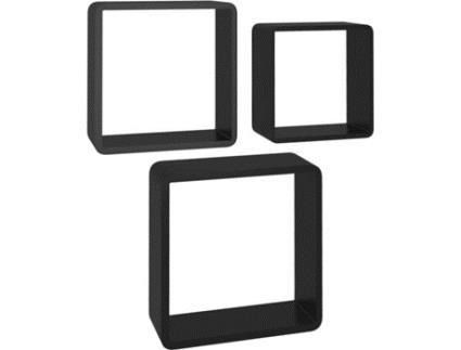 Prateleira  323953 (MDF - 28 x 10 x 28 cm - Preto)