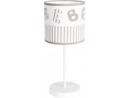 Candeeiro de Mesa  Bebe (Castanho - E14 - 40 W - Metal)