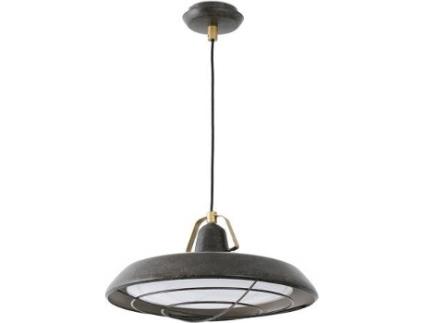 Candeeiro de Teto  Plec (Castanho - LED - 15 W - Aço Inoxidável - 20x36.5x170 cm)