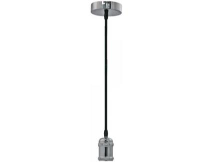 Candeeiro Suspenso  Makami I (Prateado - E27 - 60 W - Metal)