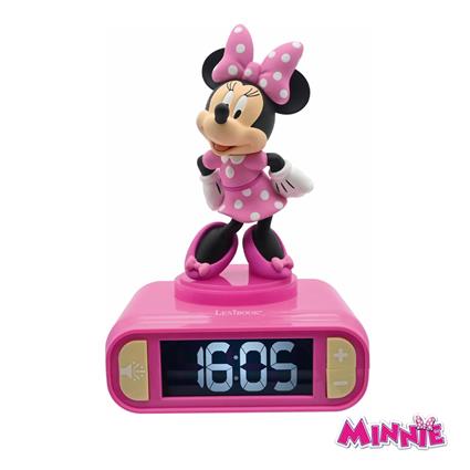 Relógio Despertador Minnie c/ Luz Noturna