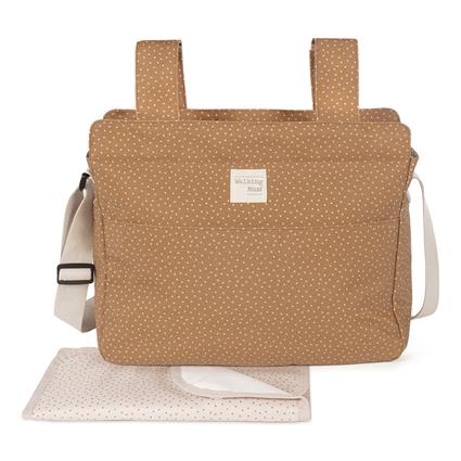 Bolsa de Maternidade Walking Mum Poppy Topos Canela