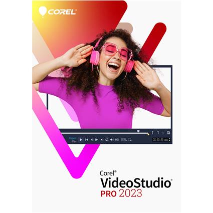 COREL Software Edição VídeoStudio Pro® 2023, 1 Ano, 1 Dispositivo