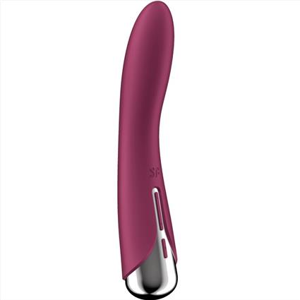 SATISFYER - VIBRADOR ROTATOR G-SPOT VIBE 1 G-SPOT VERMELHO