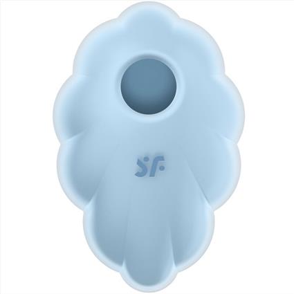 SATISFYER - VIBRADOR DE PULSO DE AR AZUL CLOUND DANCER