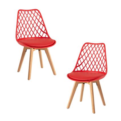 Presentes Miguel - Pack 2 Cadeiras Mima - Vermelho
