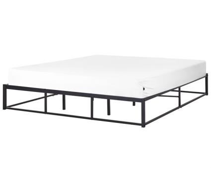 Beliani cama com estrado ferro viry