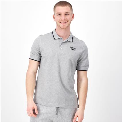Reebok Id - Cinza - Polo Homem tamanho S