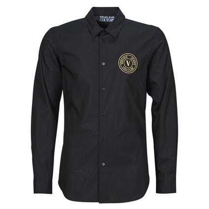 Versace Jeans Couture  Camisas mangas comprida 76GALYS2  Preto Disponível em tamanho para homem. IT 46,IT 48,IT 50,IT 52.Homem > Roupas > Camisas mangas compridas