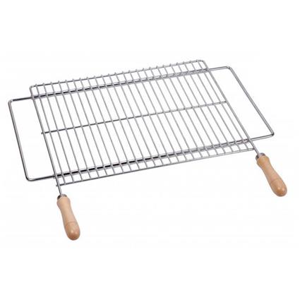 Sauvic 50x40 Cm Stainless Steel Extendable Berbecue Grill