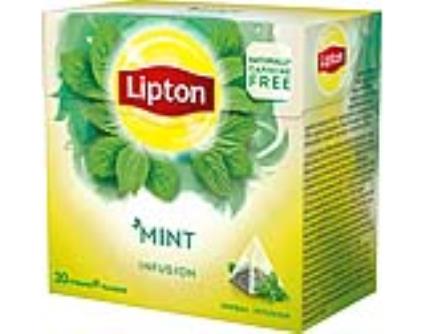 Infusão Lipton Menta 20 Pyramides 20 Saquetas