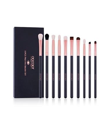 Docolor - Pincel para olhos (10 peças) - Black