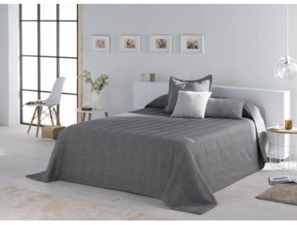Colcha  Paines (Cinzento - 230 x 270 cm - 70% Algodão 30% Poliéster)