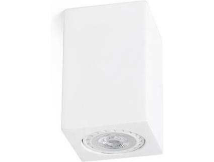 Plafon  Sven Quadrado (Branco - GU10 - 35 W - Gesso)