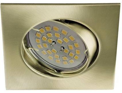 Candeeiro de Teto Embutida  Basis (Dourado - GU10 - 50 W - Alumínio)