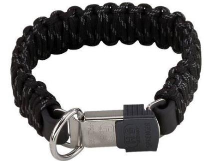 Coleira para Cães  Paraquedista Preto (55 cm)