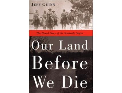 Livro our land before we die de jeff (jeff guinn) guinn (inglês)