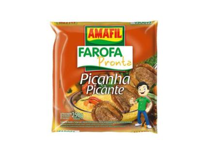 Farofa De Mandioca Amafil Picanha Picante 250g