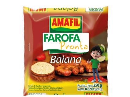 Farofa De Mandioca Amafil Baiana 250g