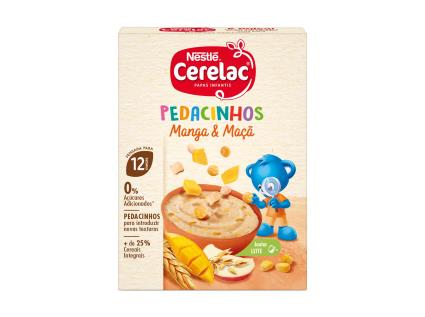 Papa Infantil Cerelac Pedacinhos Manga Maçã 200g
