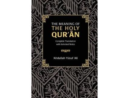 Livro the meaning of the holy qur'an de translated by abdullah yusuf ali (inglês)