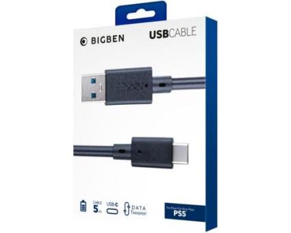 Cabo USB-C Para Carga e Dados PS5