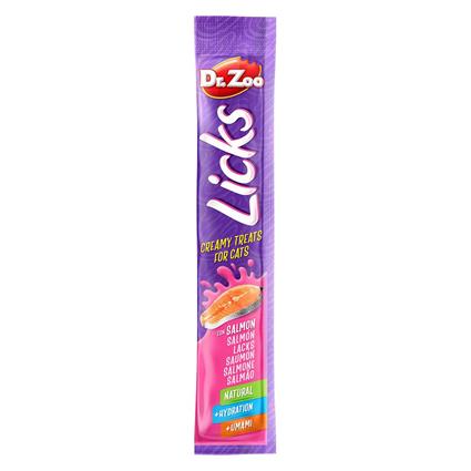 Drzoo 12x4x15g Cat Salmon Snack Transparente