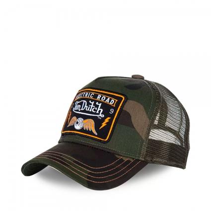 Von Dutch Gorra Trucker SQUARE, Verde - Ref.