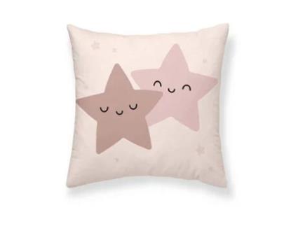 Capa de travesseiro Kids&Cotton Nadir A Cor de Rosa 50 x 50 cm