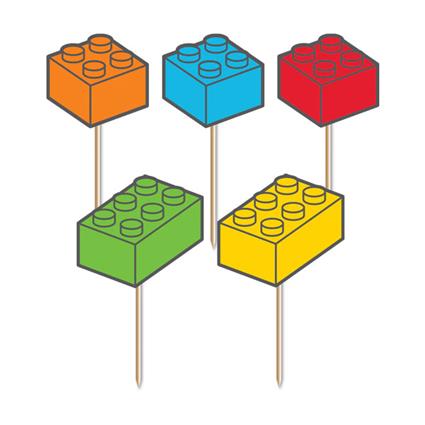 Topos de Cupcake Blocos