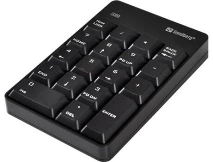 Teclado SANDBERG Keypad 2 (Wireless)